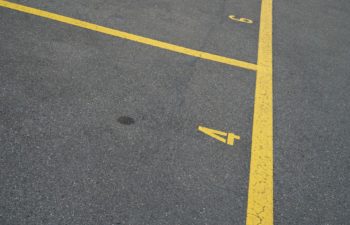 asphalt pavement parking lot line striping