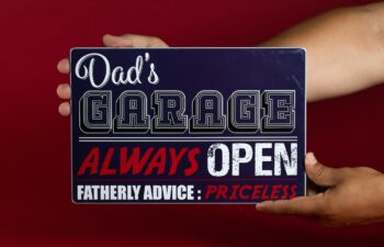 a funny sign to give someone for father's day