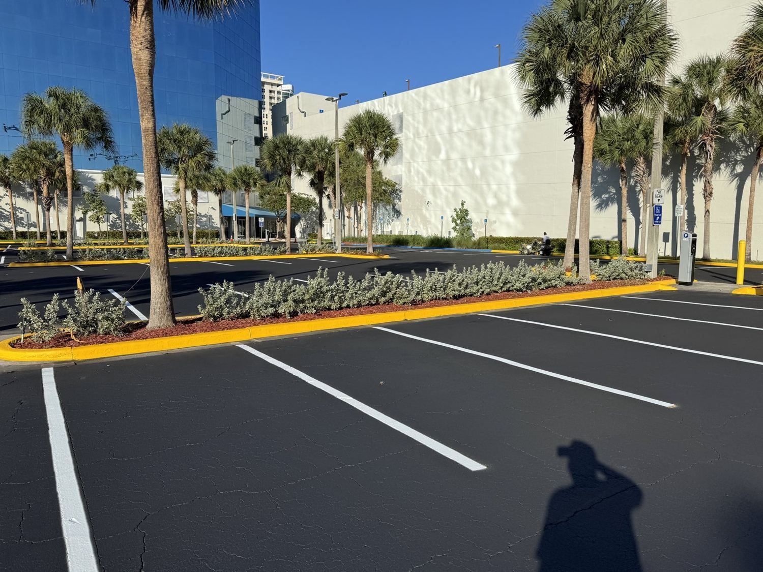 After — paved through.